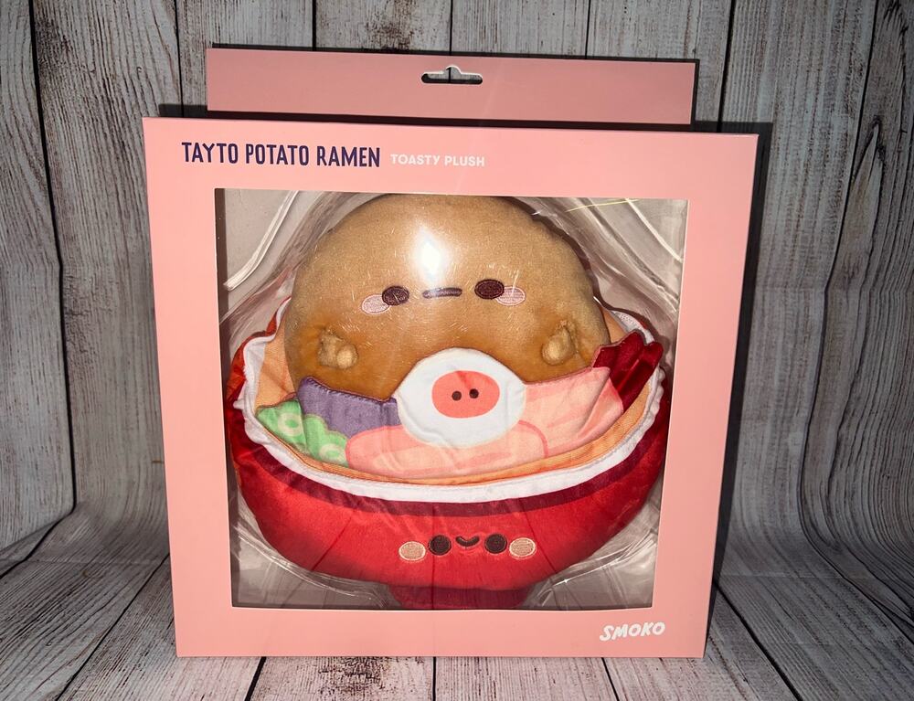 Smoko Tayto Potato Ramen Toasty Plush With Microwavable Pouch 4 Pain Relief New